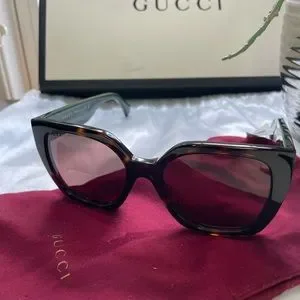Gucci | Accessories | Nwt Gucci Black Sunglasses W Red And 